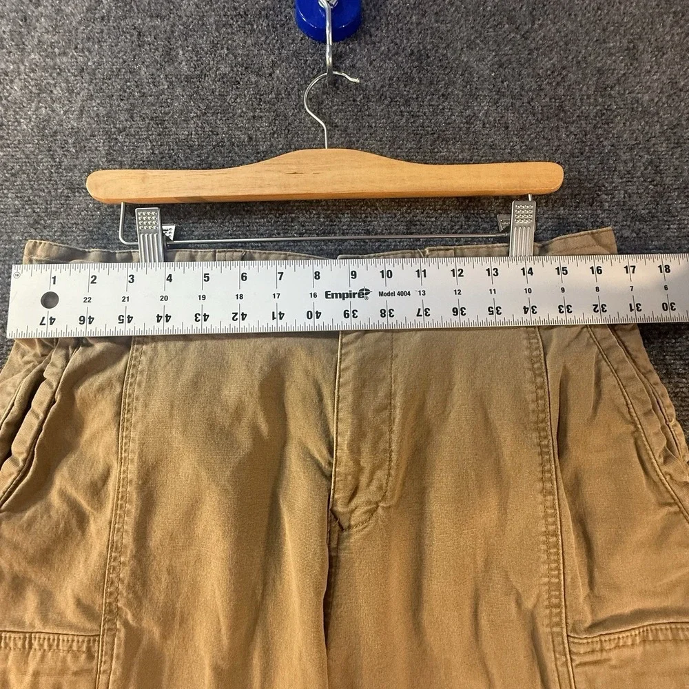 Tommy Bahama Cargo Shorts Mens 35 Khaki Tan Stretch Tencel Cotton Casual - Picture 6 of 14